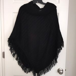 Black shawl sweater material Plus size 14/20